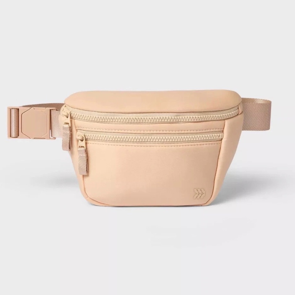 Premium Belt Bag Water-Resistant Knit Fanny Pack
Cream
All In Motion
New NWT